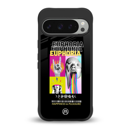 euphoria back phone cover | glass case for google pixel 9 pro xl