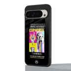 euphoria back phone cover | glass case for google pixel 9 pro
