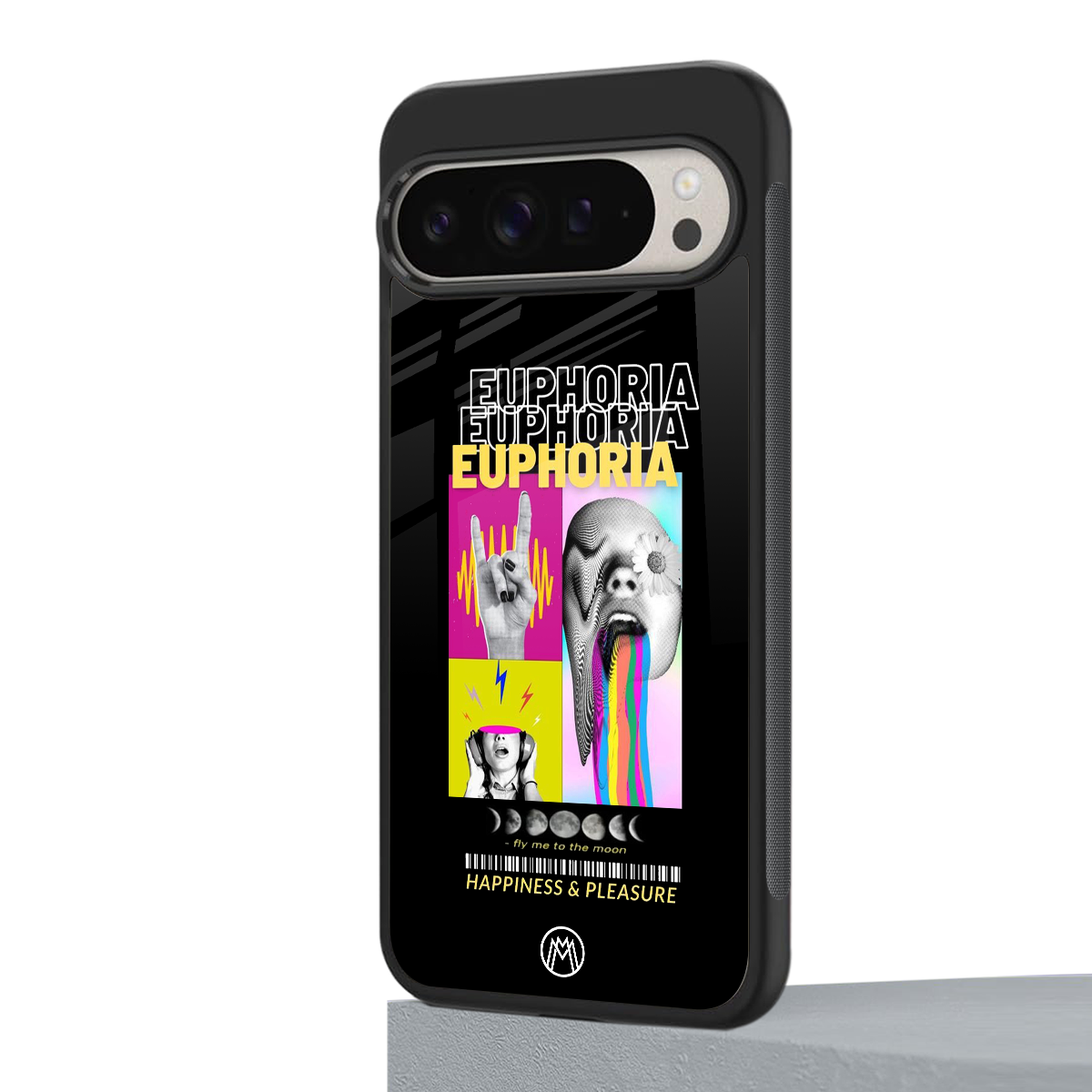 euphoria back phone cover | glass case for google pixel 9 pro xl
