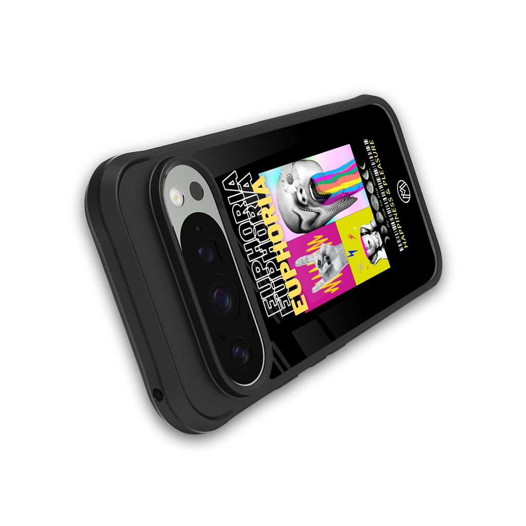 euphoria back phone cover | glass case for google pixel 9 pro