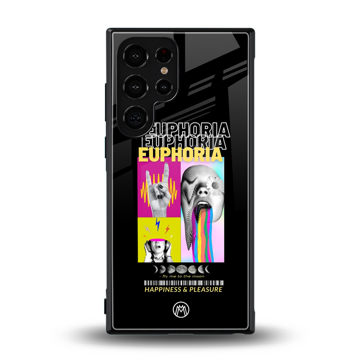 euphoria back phone cover | glass case for samsung galaxy s23 ultra