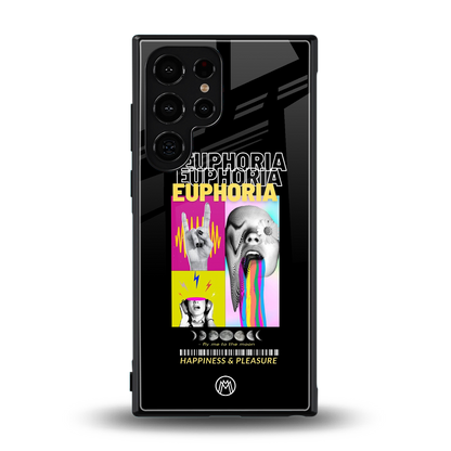 euphoria back phone cover | glass case for samsung galaxy s23 ultra