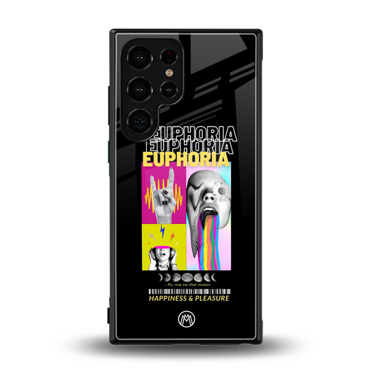 euphoria back phone cover | glass case for samsung galaxy s23 ultra