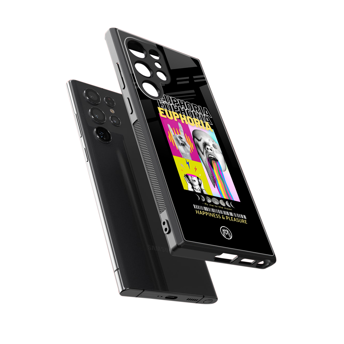 euphoria back phone cover | glass case for samsung galaxy s23 ultra
