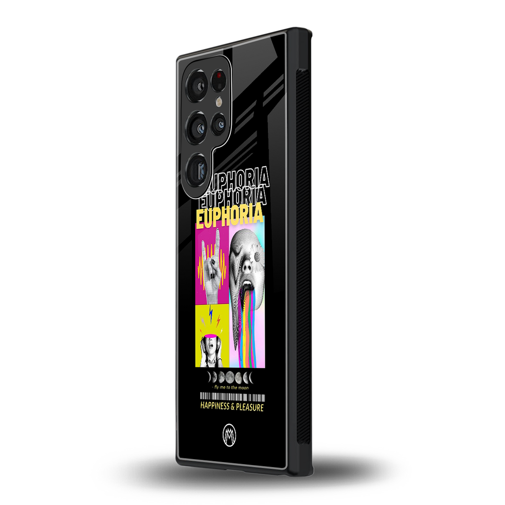 euphoria back phone cover | glass case for samsung galaxy s23 ultra