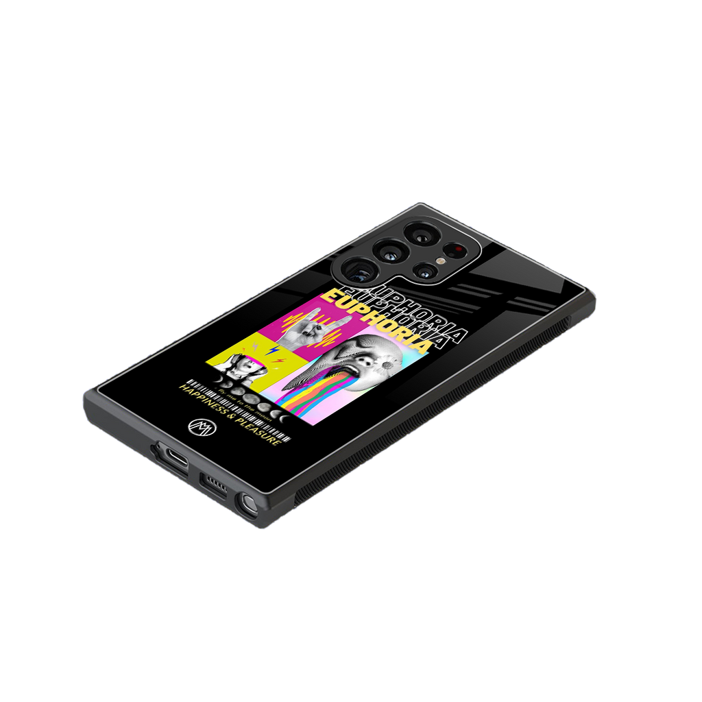 euphoria back phone cover | glass case for samsung galaxy s23 ultra