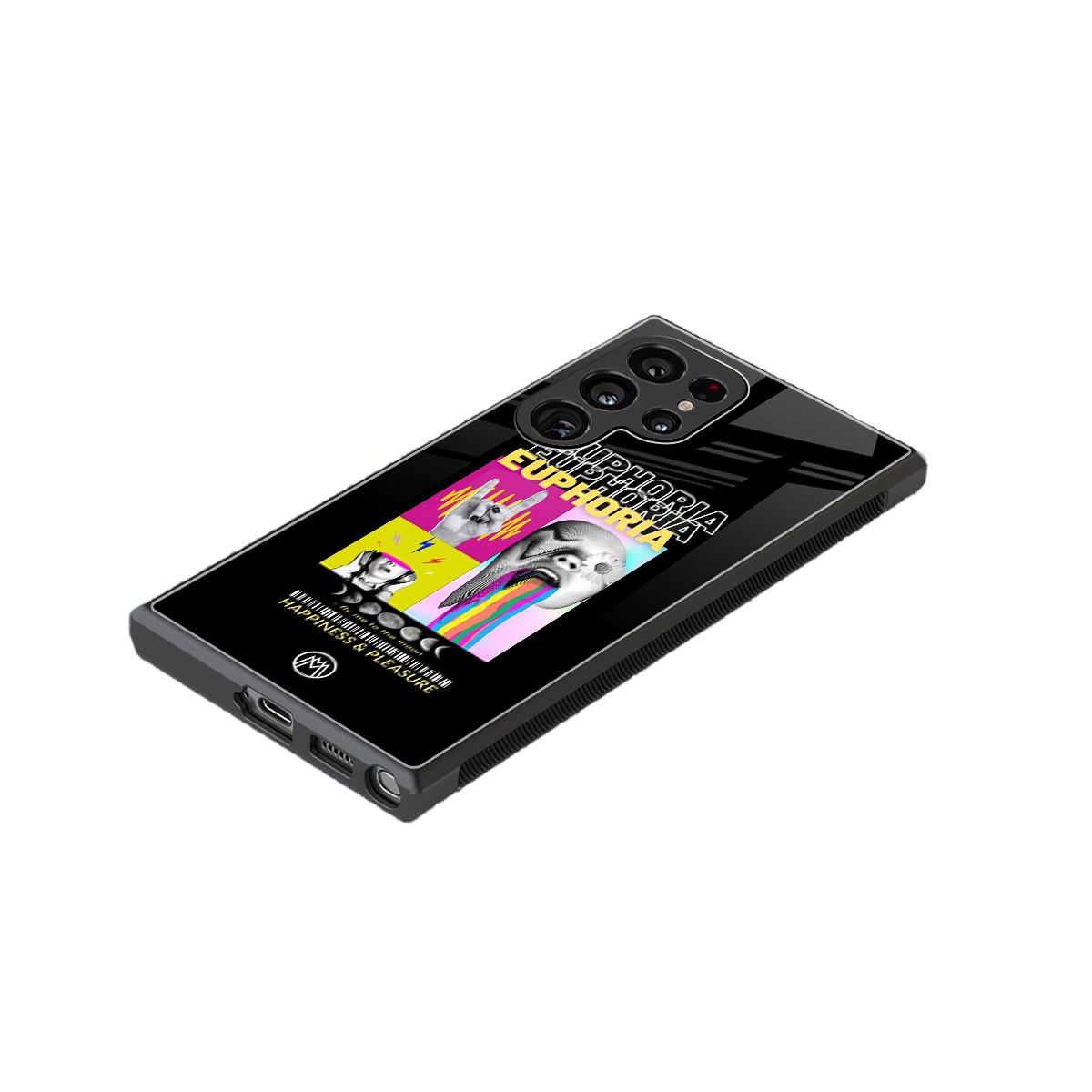 euphoria back phone cover | glass case for samsung galaxy s23 ultra