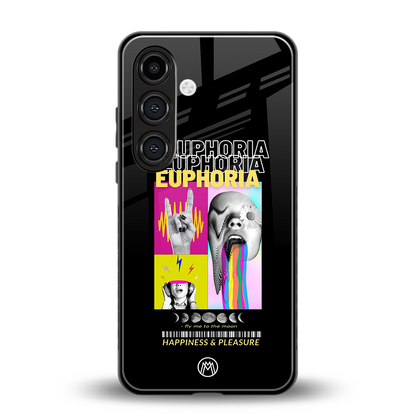 euphoria back phone cover | glass case for samsung galaxy s24 fe