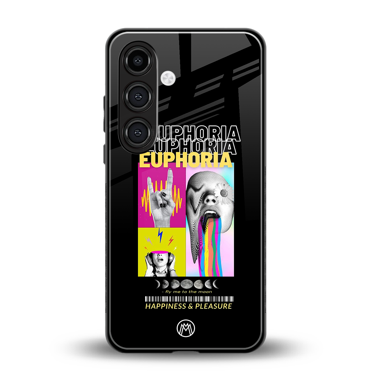 euphoria back phone cover | glass case for samsung galaxy s23 plus