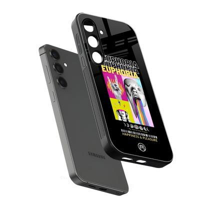 euphoria back phone cover | glass case for samsung galaxy s23 fe