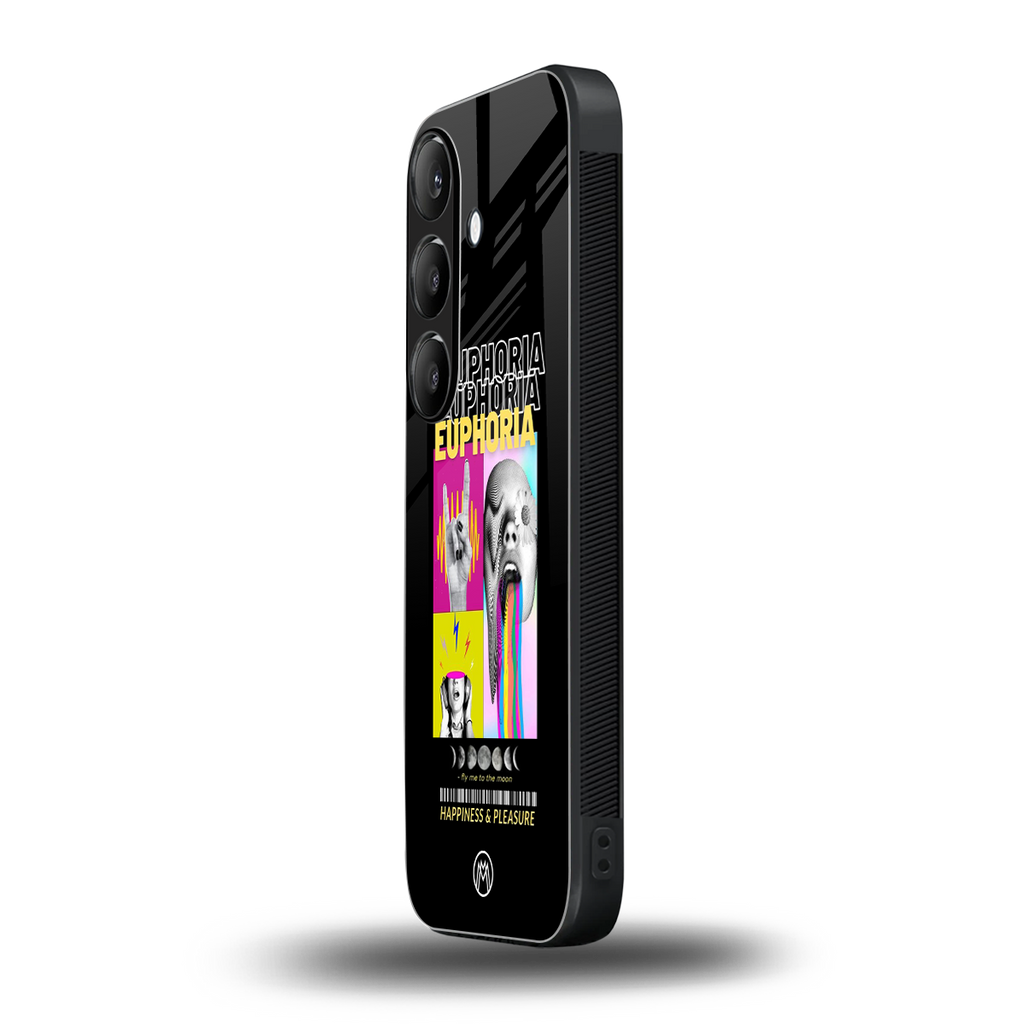 euphoria back phone cover | glass case for samsung galaxy s24