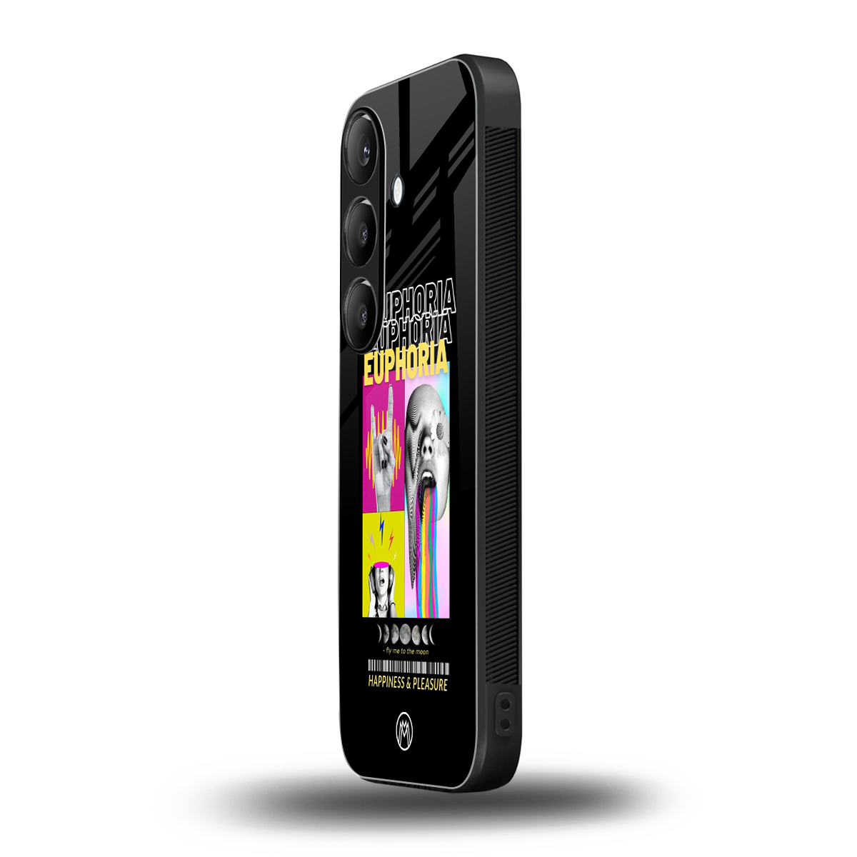 euphoria back phone cover | glass case for samsung galaxy s25 plus