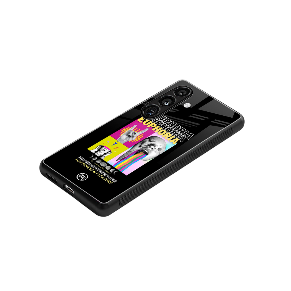 euphoria back phone cover | glass case for samsung galaxy s24 plus