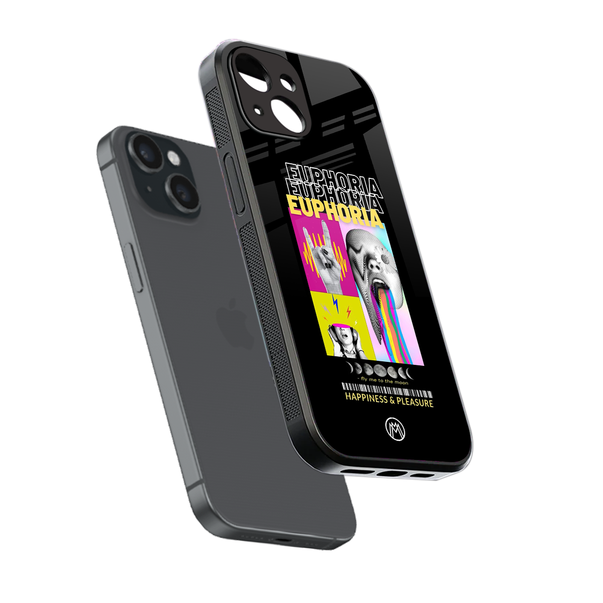 euphoria back phone cover | glass case for iphone 15