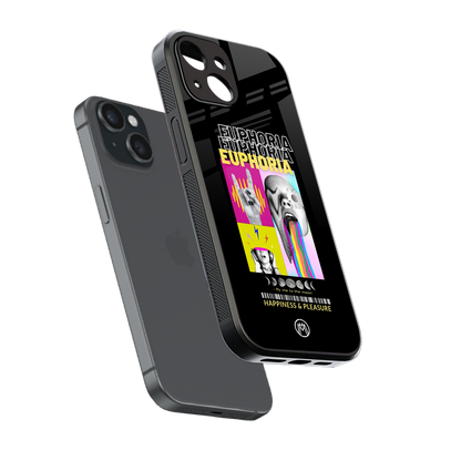 euphoria back phone cover | glass case for iphone 15