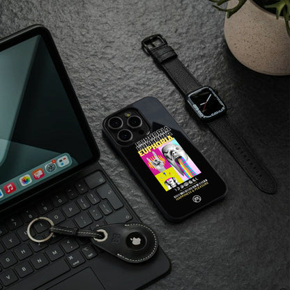 euphoria back phone cover | glass case for google pixel 9 pro xl