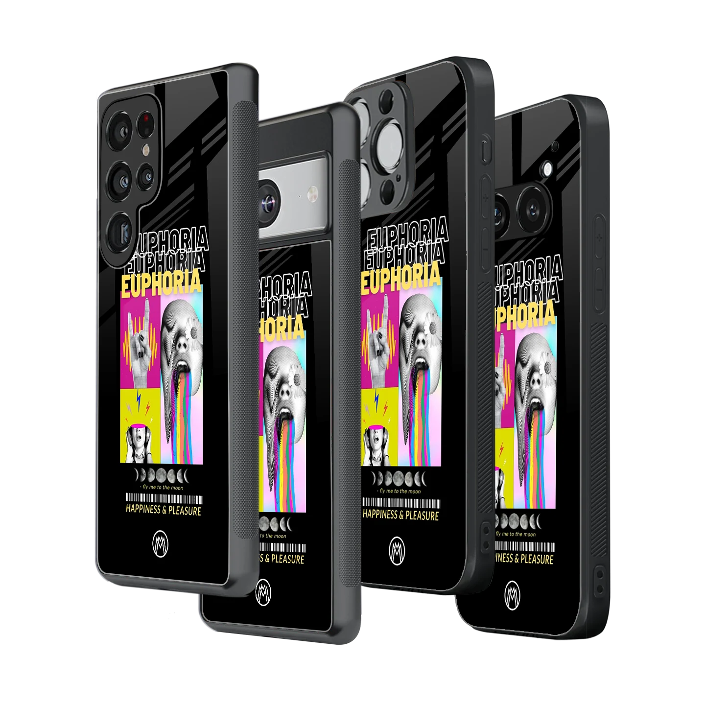 Stylish Glass Back Case for All Smartphones – iPhone, Samsung, OnePlus, Pixel, Redmi, Oppo, Vivo, Motorola