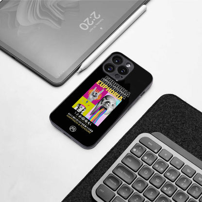 euphoria back phone cover | glass case for iphone 13 pro max