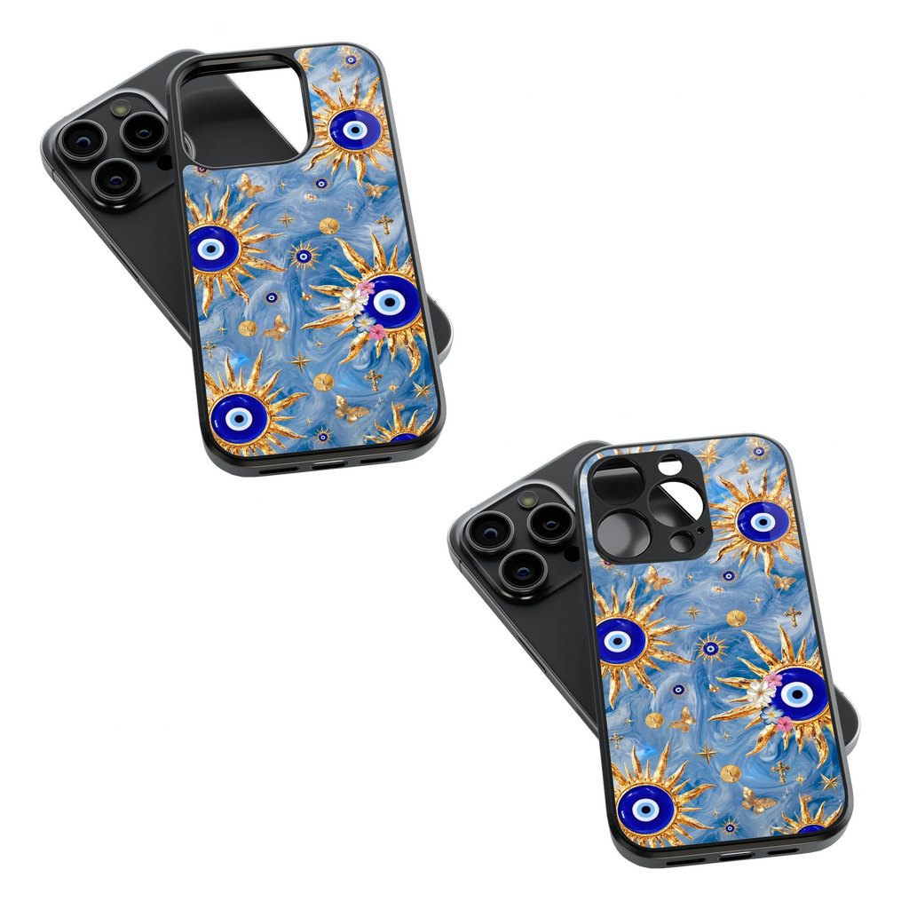 Trendy Glass Back Mobile Case for iPhone, Samsung, Redmi, OnePlus, Google Pixel, Motorola