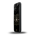 evil eye mandala black back phone cover | glass case for nothing phone 1