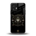 evil eye mandala black back phone cover | glass case for nothing phone 2