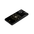 evil eye mandala black back phone cover | glass case for nothing phone 2
