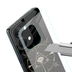 evil eye mandala black back phone cover | glass case for oneplus nord 3