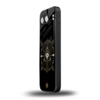 evil eye mandala black back phone cover | glass case for oneplus nord 4