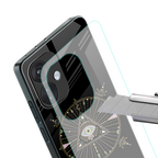 evil eye mandala black back phone cover | glass case for oneplus nord ce 3