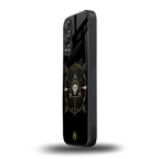 evil eye mandala black back phone cover | glass case for oneplus nord ce 4 lite
