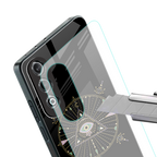 evil eye mandala black back phone cover | glass case for oneplus nord ce 4