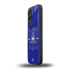evil eye mandala blue back phone cover | glass case for oneplus nord ce 4 lite