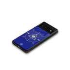 evil eye mandala blue back phone cover | glass case for google pixel 6