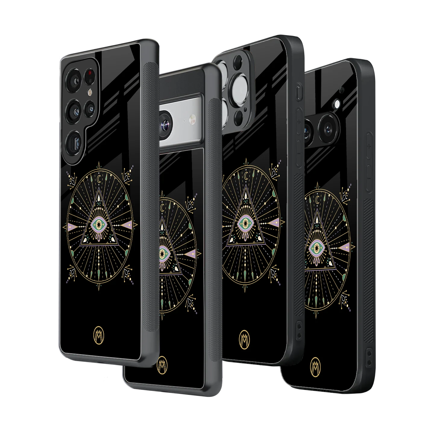 Stylish Glass Back Case for All Smartphones – iPhone, Samsung, OnePlus, Pixel, Redmi, Oppo, Vivo, Motorola