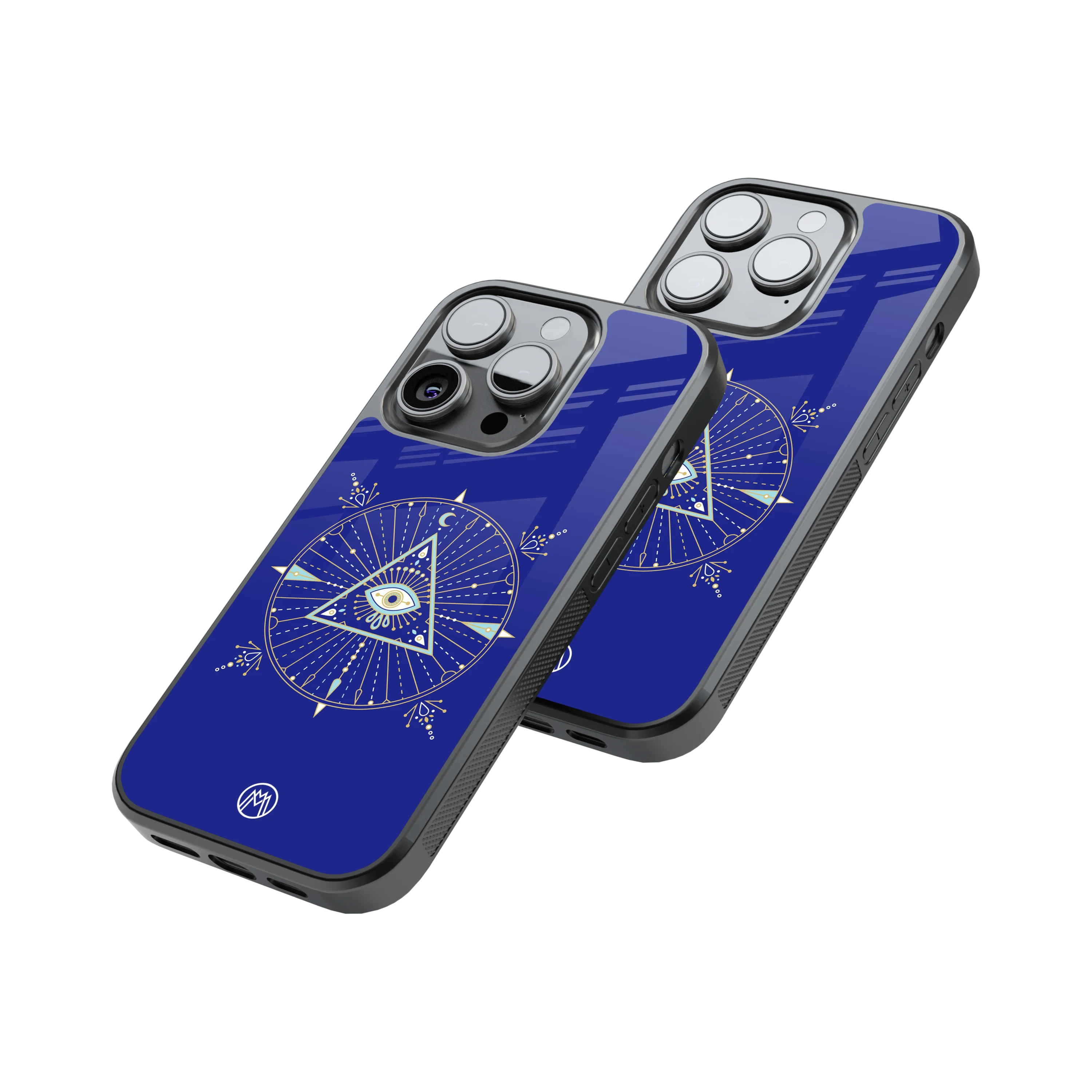 Protective Glass Back Phone Case Compatible with iPhone, Samsung, OnePlus, Pixel & More
