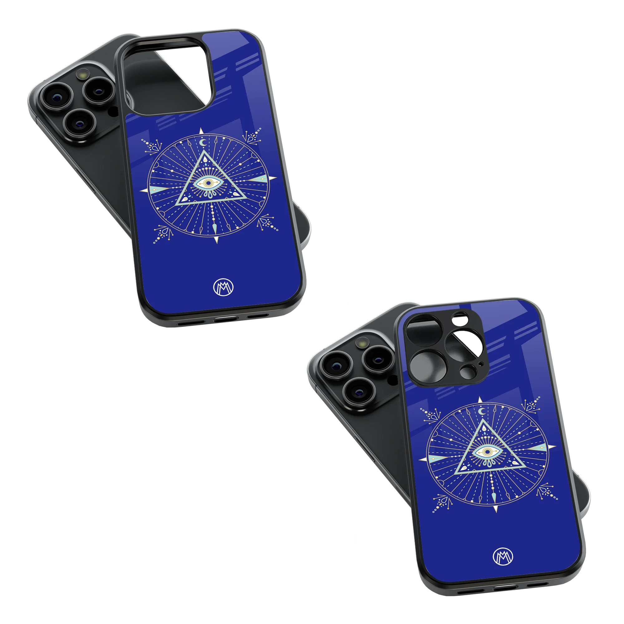 Trendy Glass Back Mobile Case for iPhone, Samsung, Redmi, OnePlus, Google Pixel, Motorola