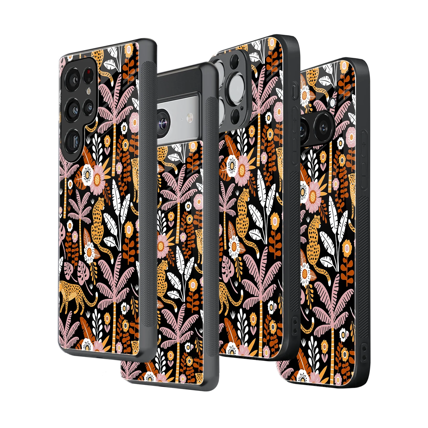Stylish Glass Back Case for All Smartphones iPhone, Samsung, OnePlus, Pixel, Redmi, Oppo, Vivo, Motorola