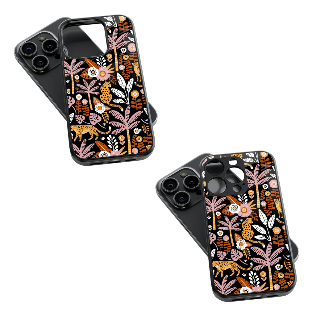 Trendy Glass Back Mobile Case for iPhone, Samsung, Redmi, OnePlus, Google Pixel, Motorola