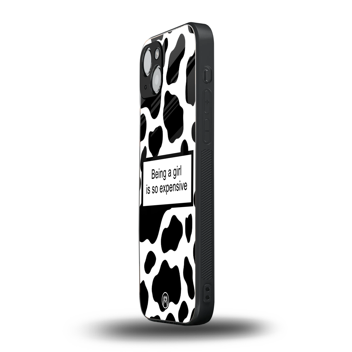 expensive girl back phone cover | glass case for iphone 15