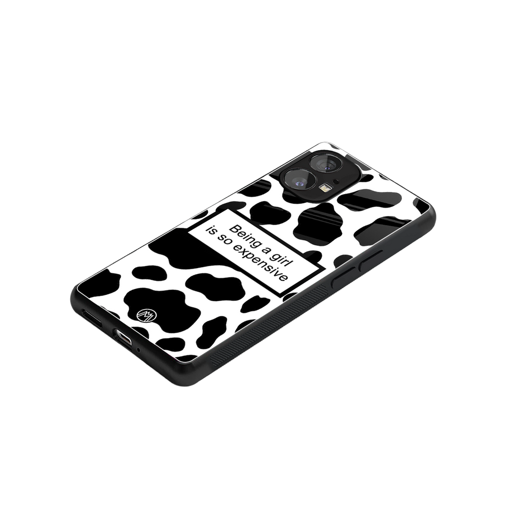 expensive girl back phone cover | glass case for nothing phone 1