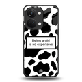 expensive girl back phone cover | glass case for oneplus nord 3
