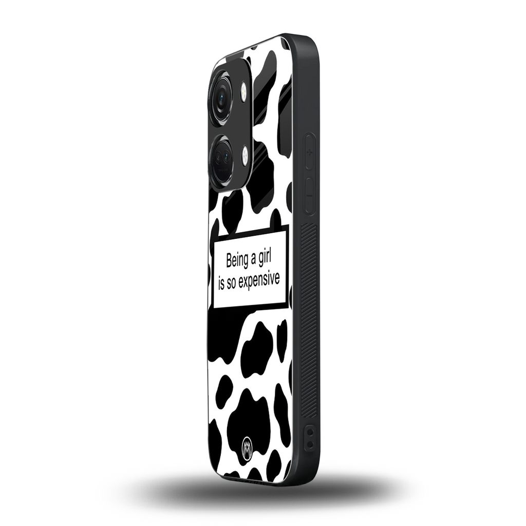 expensive girl back phone cover | glass case for oneplus nord 3