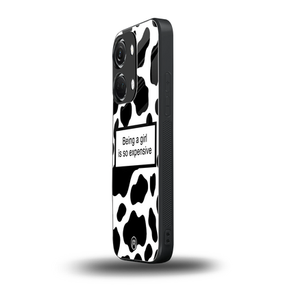 expensive girl back phone cover | glass case for oneplus nord 3