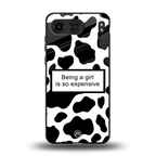 expensive girl back phone cover | glass case for oneplus nord 4
