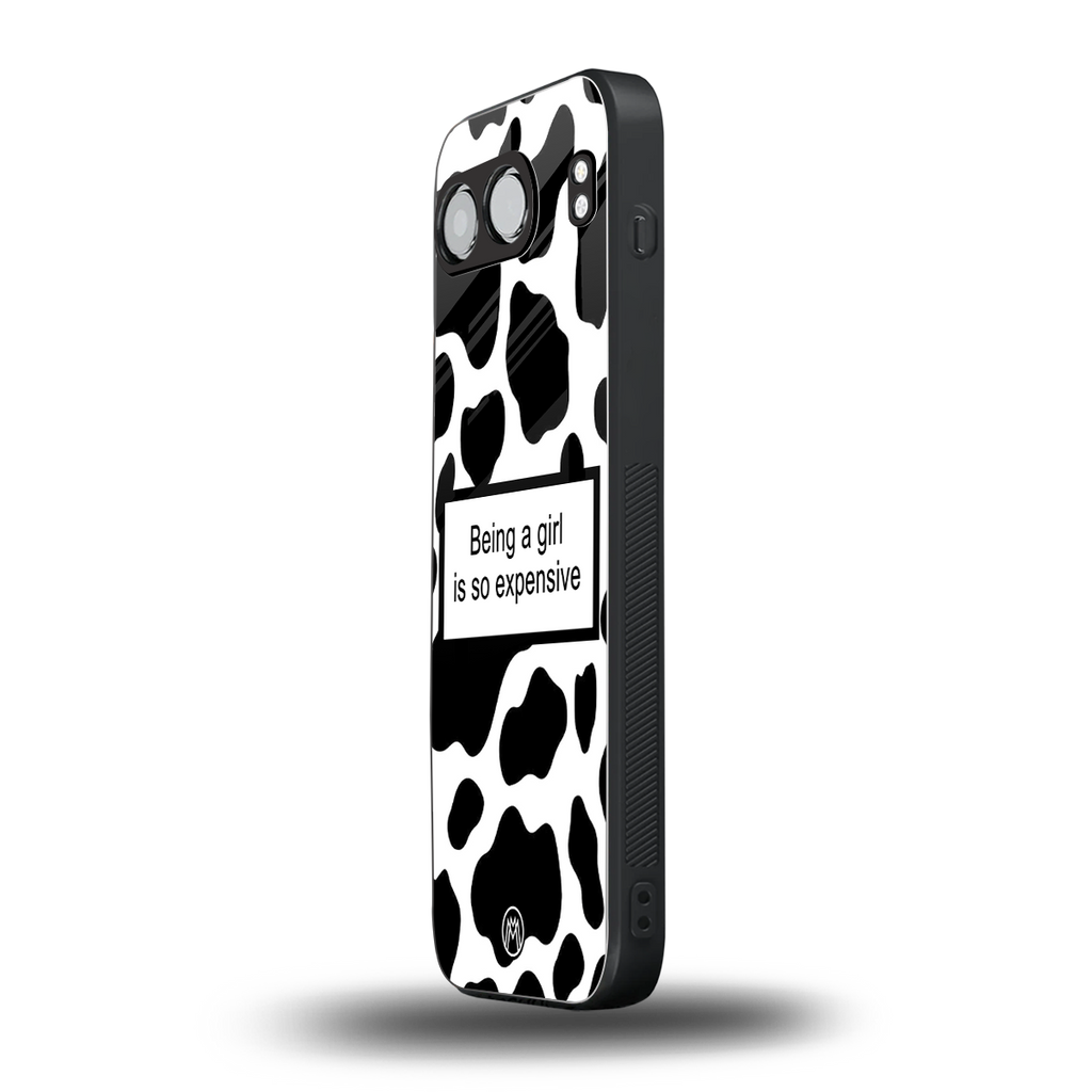 expensive girl back phone cover | glass case for oneplus nord 4