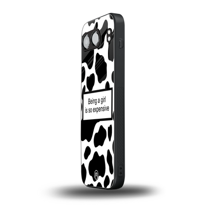 expensive girl back phone cover | glass case for oneplus nord 4