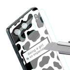 expensive girl back phone cover | glass case for oneplus nord 4