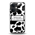 expensive girl back phone cover | glass case for oneplus nord ce 3