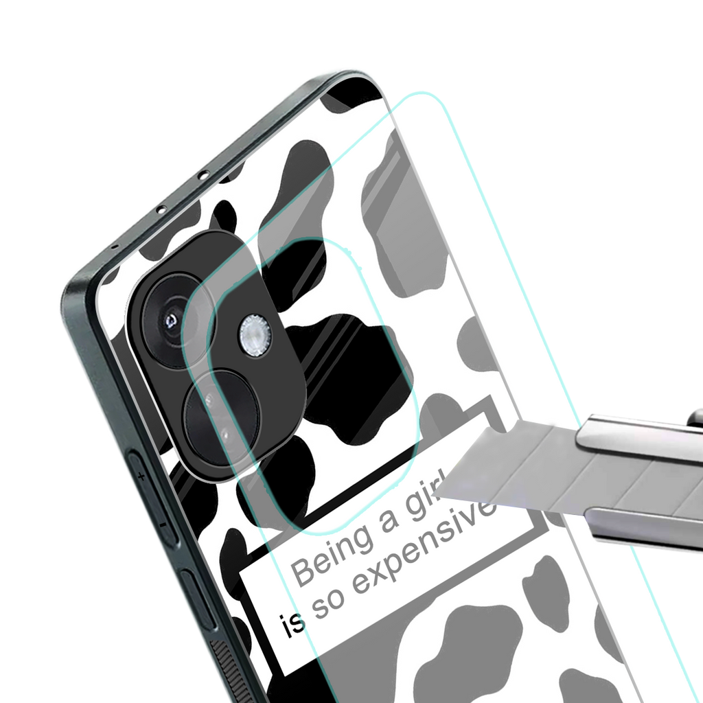 expensive girl back phone cover | glass case for oneplus nord ce 3