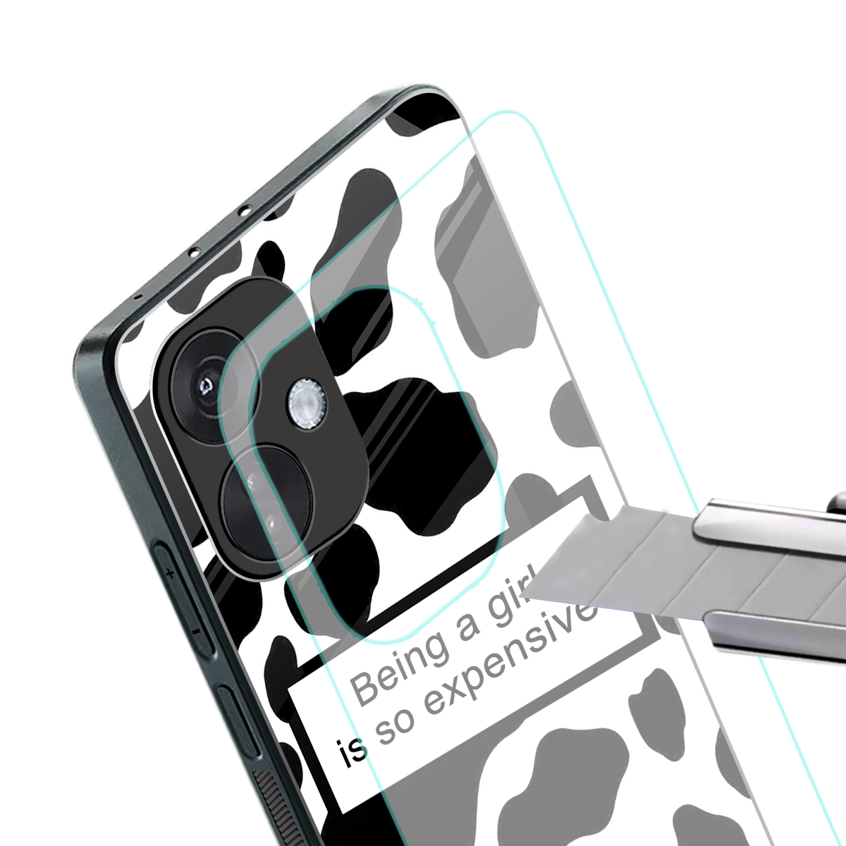 expensive girl back phone cover | glass case for oneplus nord ce 3